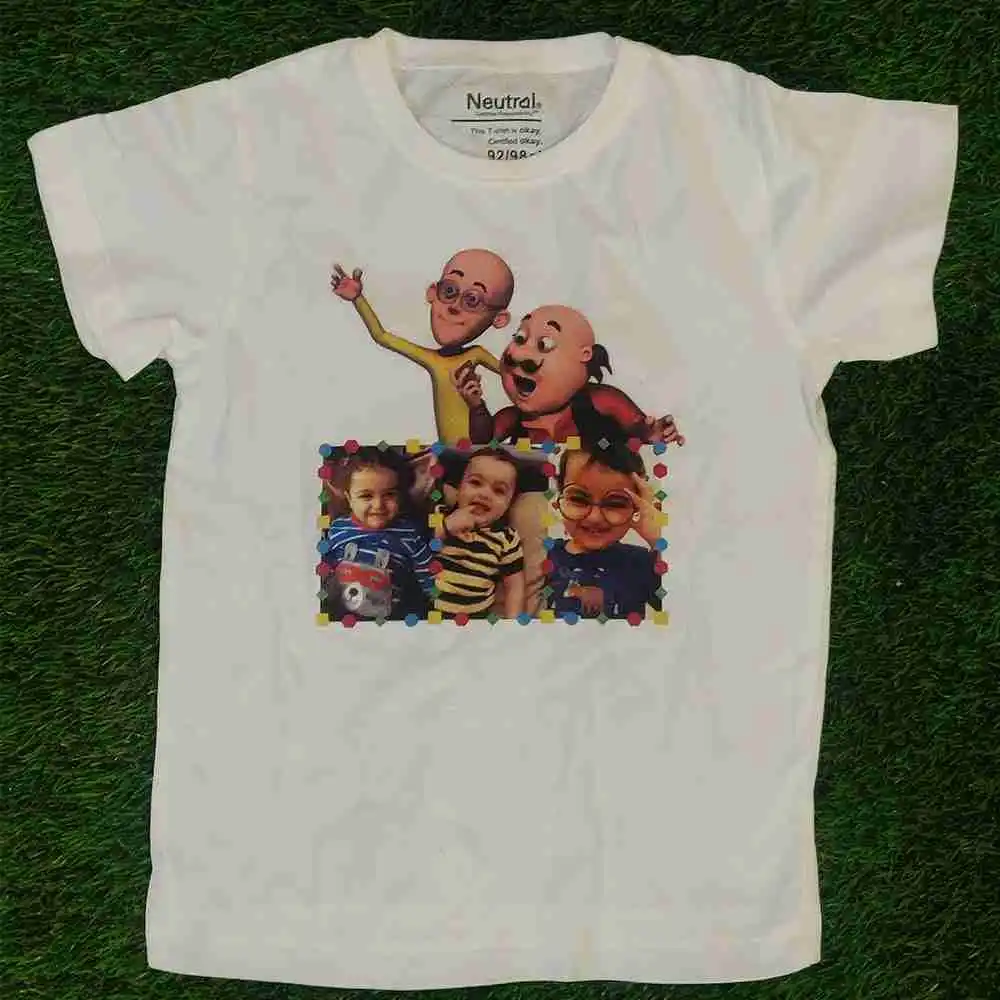 Motu Patlu Theme T-shirt