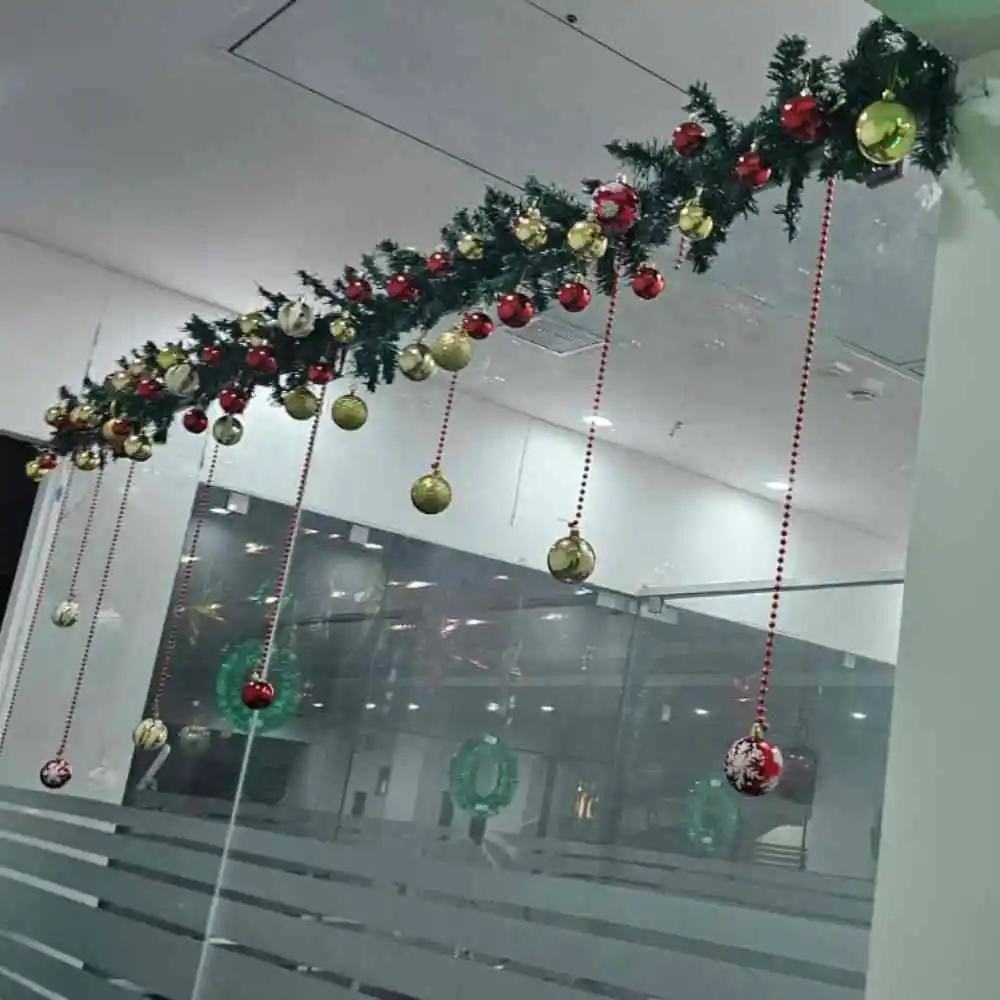 Christmas decor for office party and meeting rooms