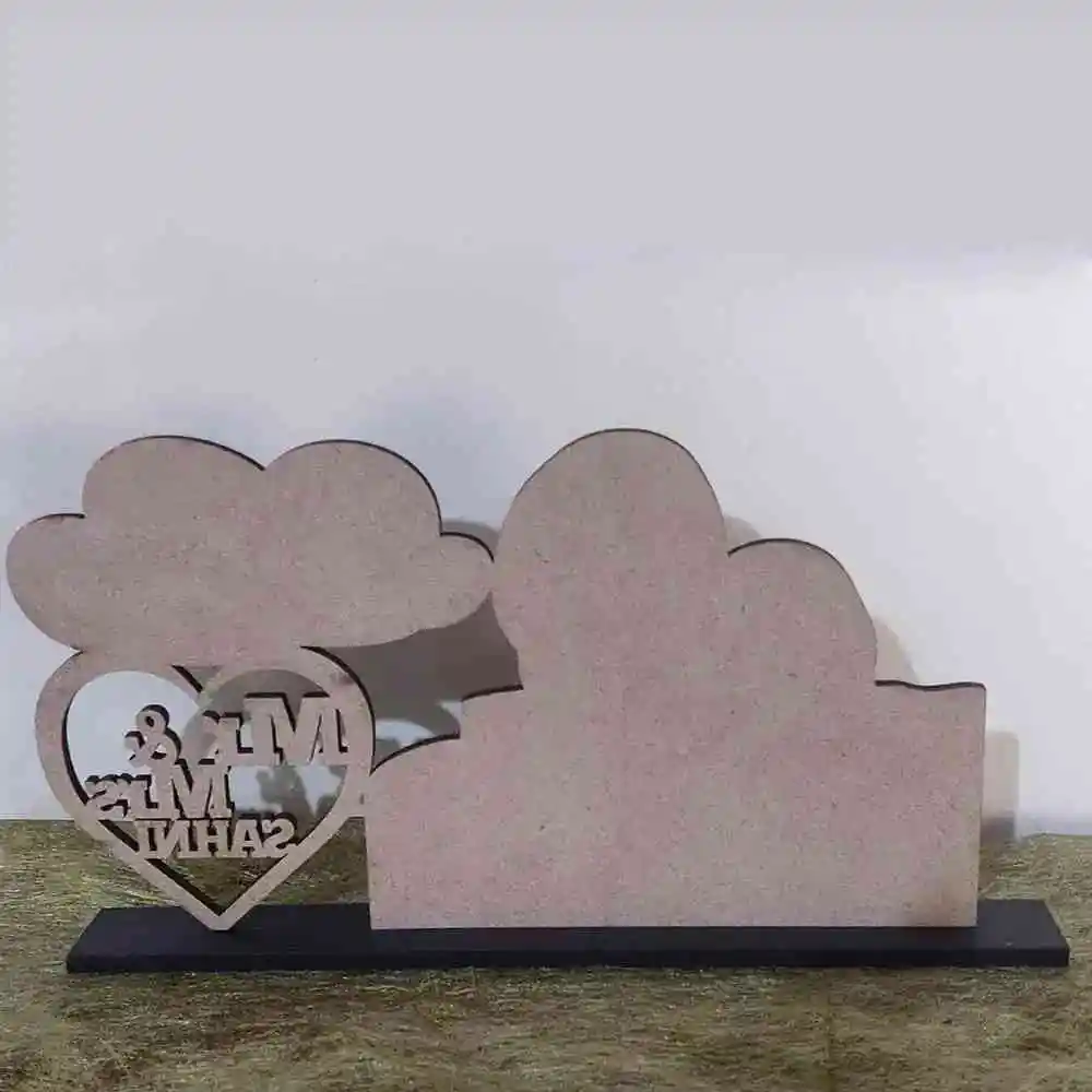 MDF Cut Out-Anniversary Frame