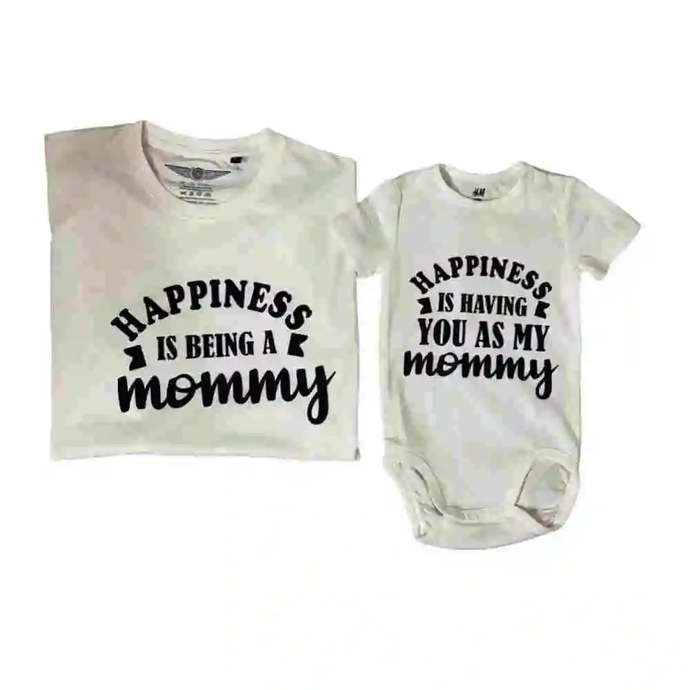 Mother's day t-shirt and Romper-Combo T-shirt Mom and Daughter