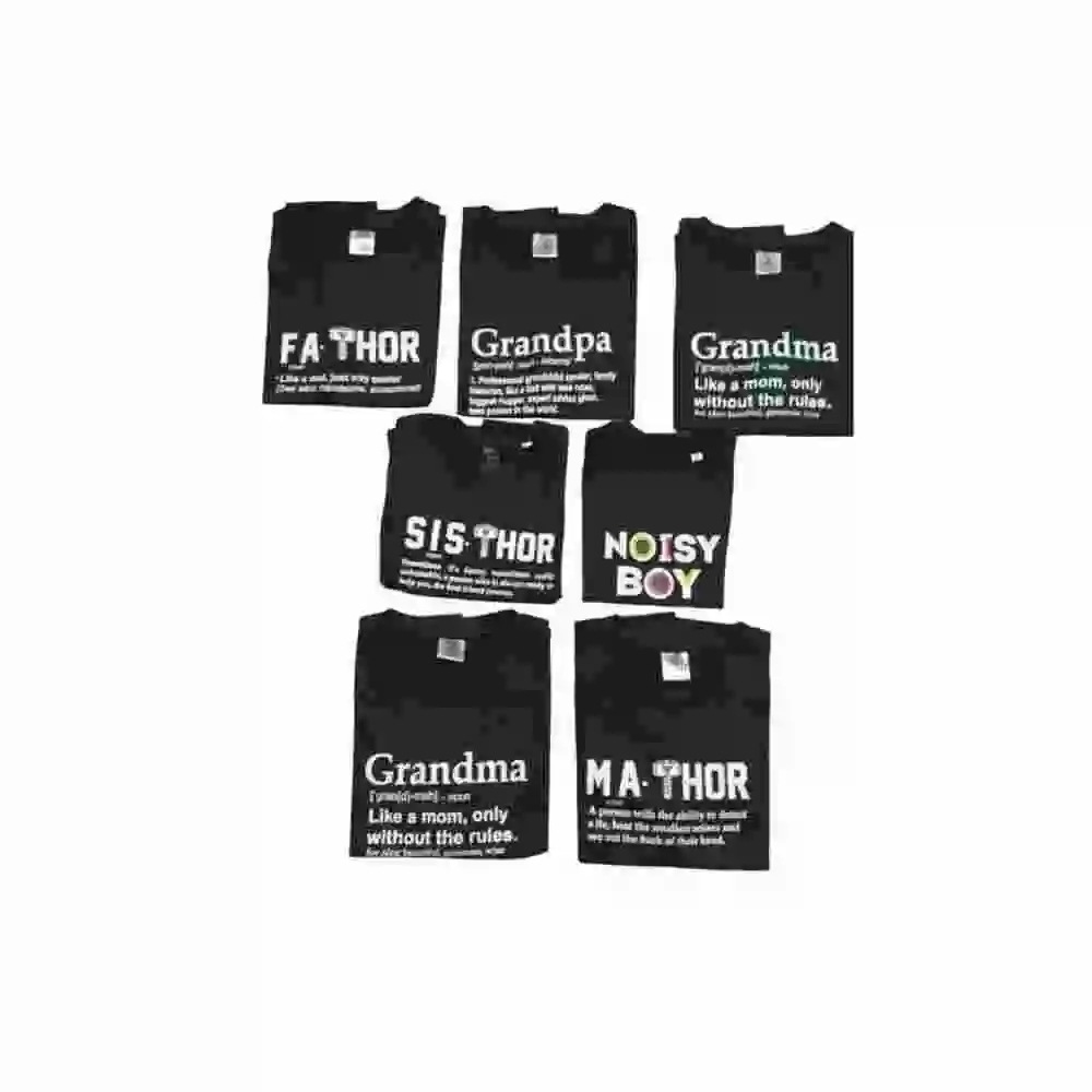 Family Combo T-Shirts (Pack of 7)
