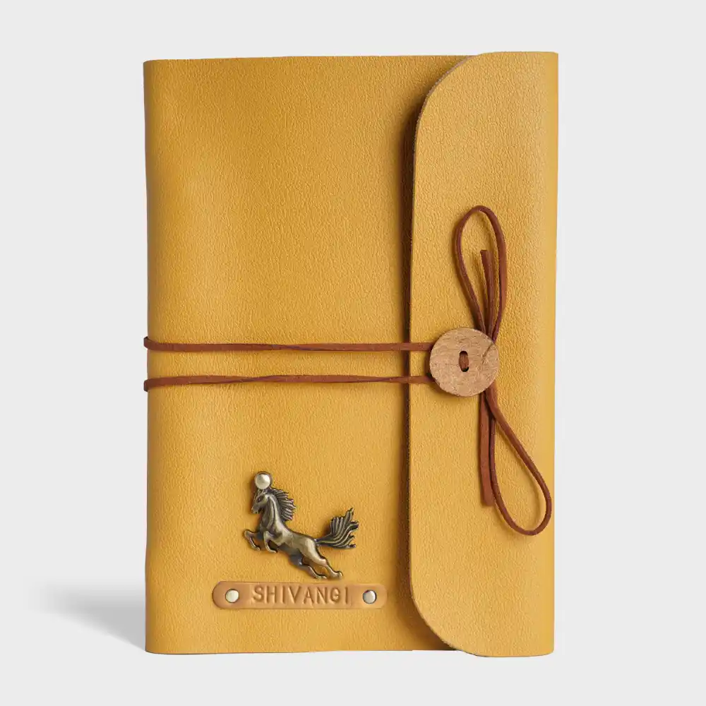 Personalized A5 vegan leather diary