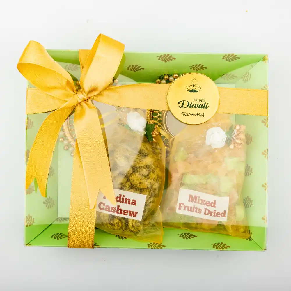 Order Pudina Cashew & Mixed Fruit Gift Hamper Diwali