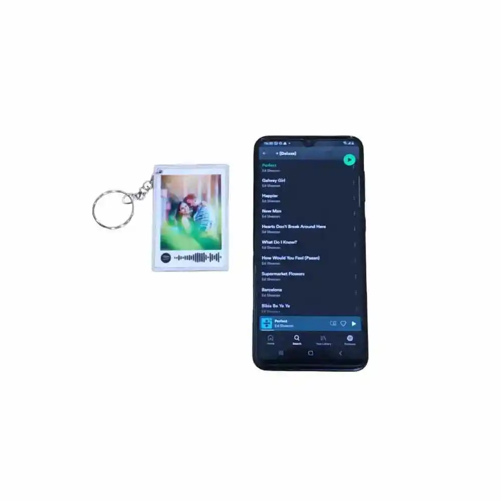 Personalized Spotify Keychain
