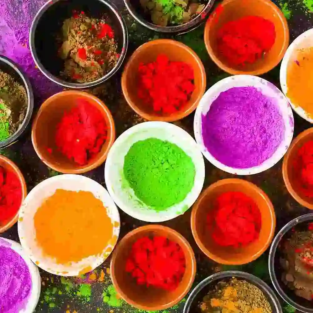 Holi colors, Organic holi colors