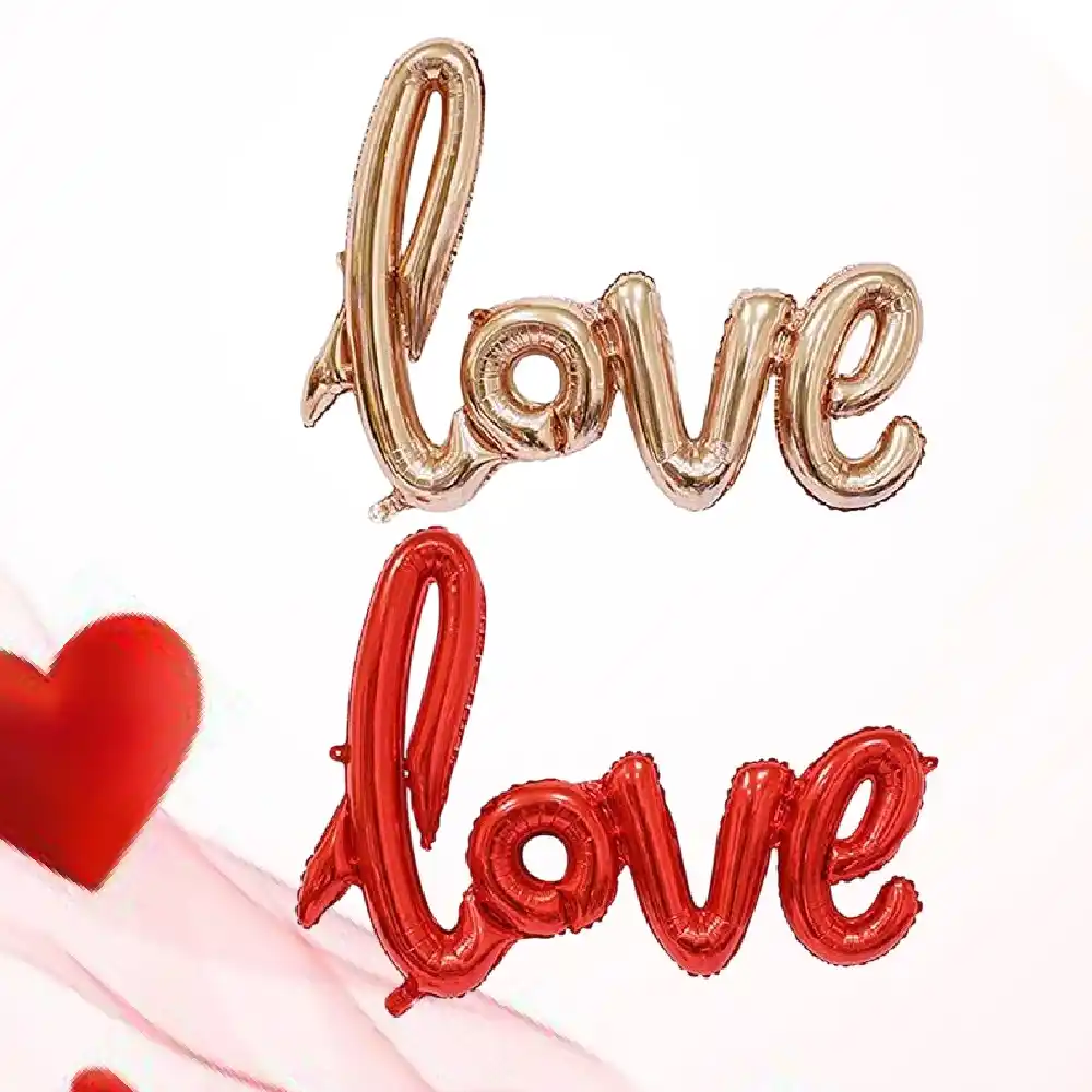 Buy Love Foil Balloons for Valentine's Day Decoration Party Props in India