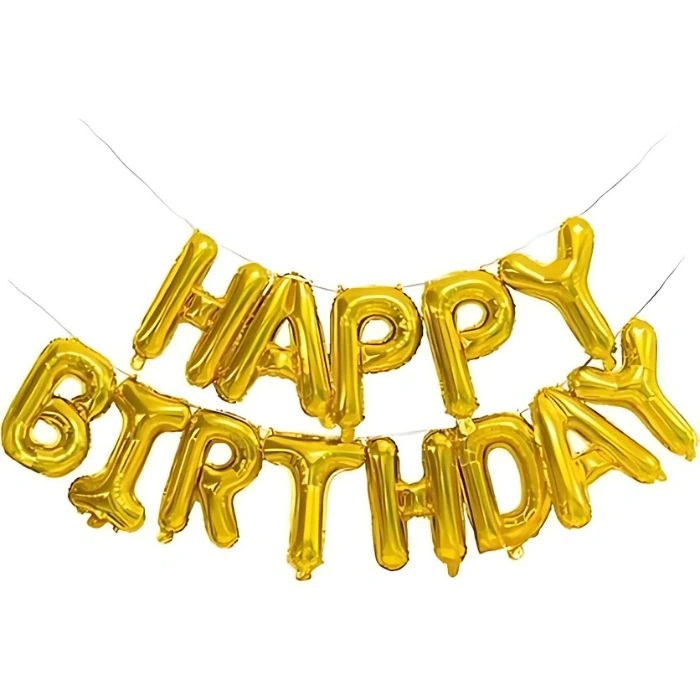 Birthday foil balloons for party decoration